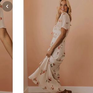 Beautiful wrap maxi dress. Roolee. Size small